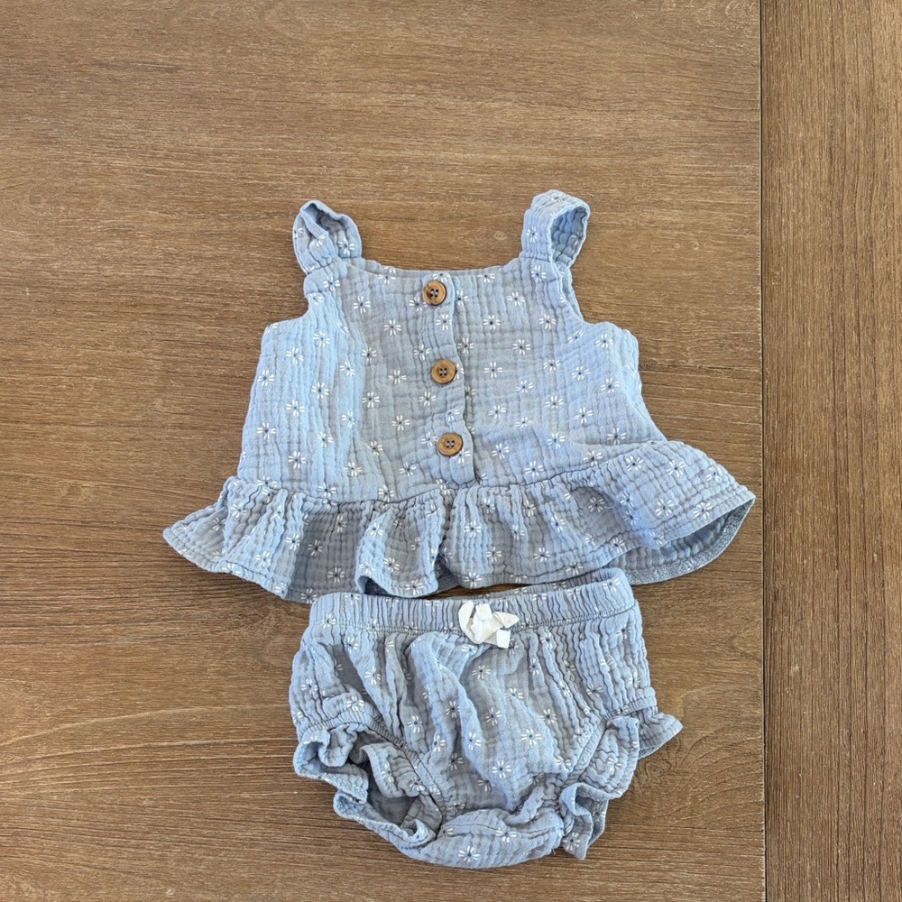 Emily and Oliver 100% Cotton Baby Girl Set